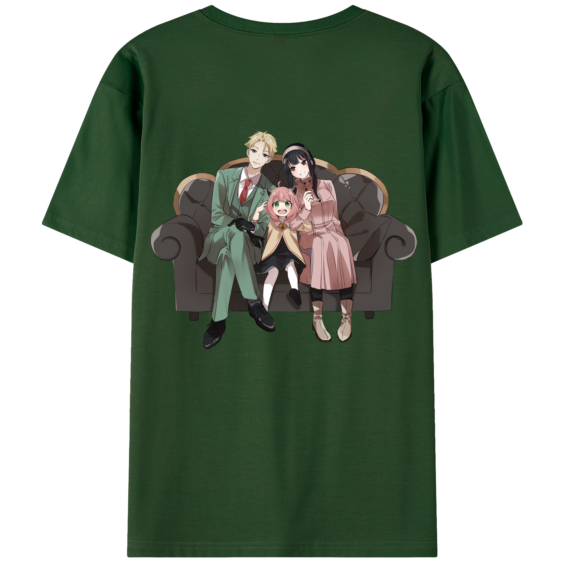 （画像用） SPY×FAMILY间谍家家酒 綿100％半袖Tシャツ（背面プリント）